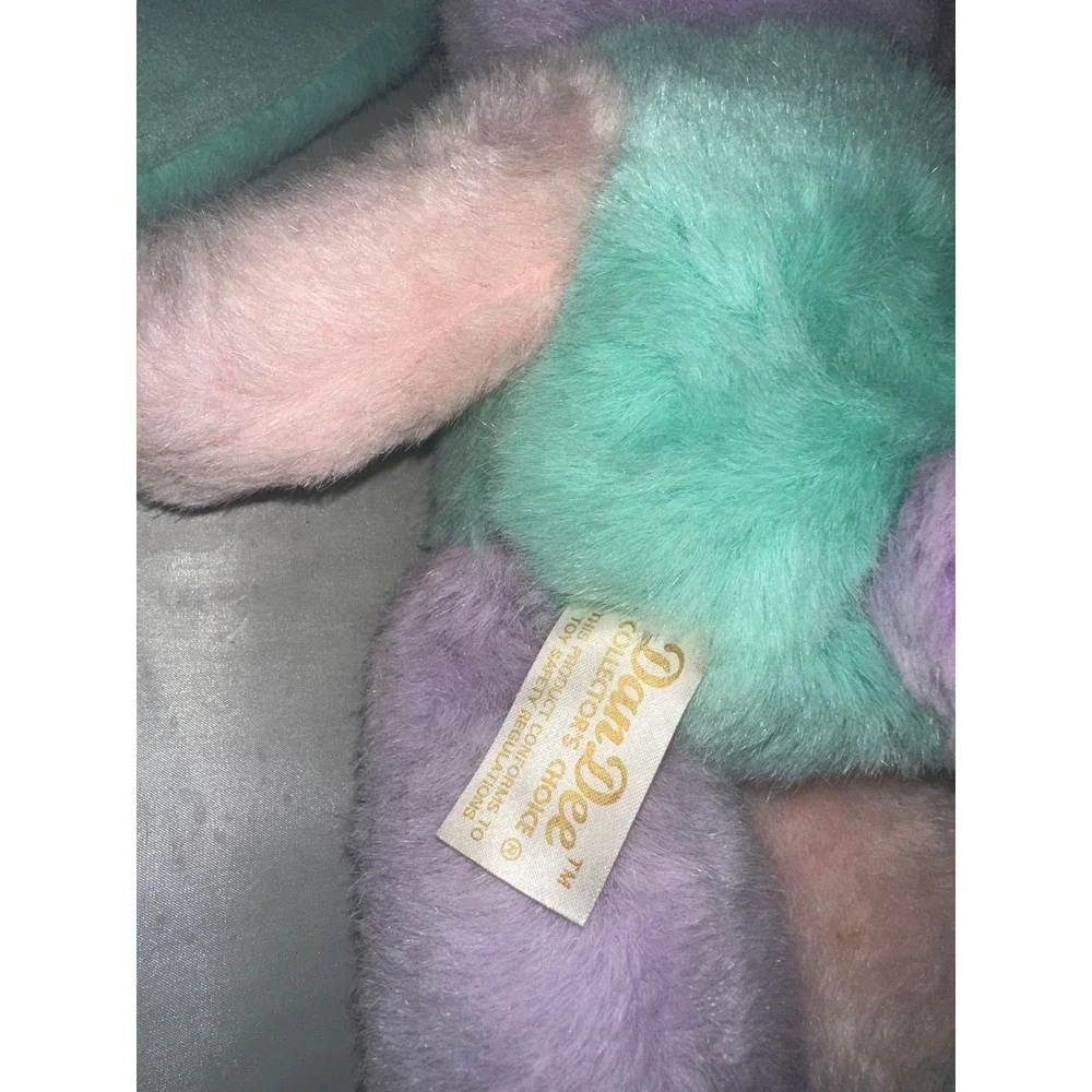 Dan Dee Collectors Choice Pastel Patchwork Bunny Rabbit Plush Easter Stuffed Toy